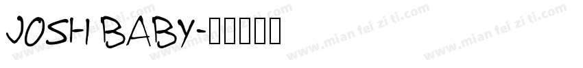 JOSH BABY字体转换